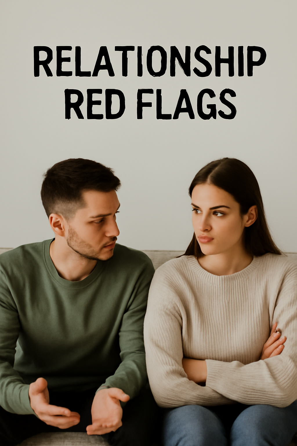 Relationship Red Flags - Couple discussing relationship issues